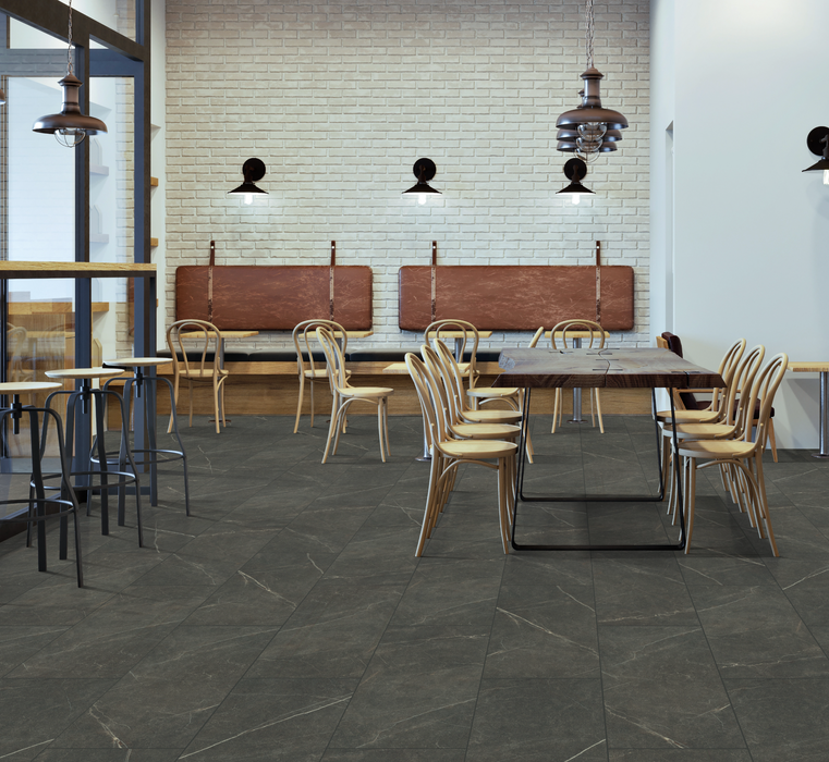 Comfort in Marquina Nero Luxury Vinyl | Canopy Floors Comfort in Marquina Nero Luxury Vinyl | Canopy Floors
